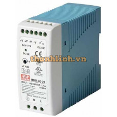 Din-Rail Power Supply 40W/24V MEAN WELL PWR-40-24 (MDR-40-24)